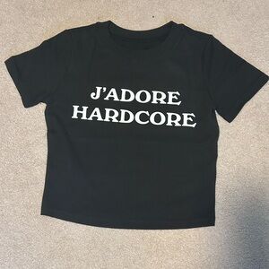 NIB Forest Ink J’Adore Hardcore Baby Tee size Small